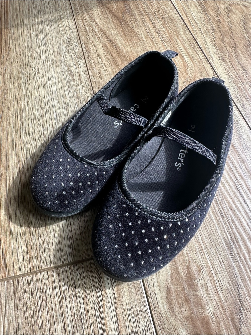 Carter's Toddler Mary Jane Flats with Sparkle Studs